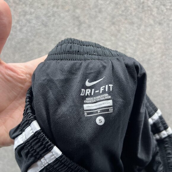 Nike Dri-FIT Running Shorts Womens Small Black White Athletic Training Gym - Picture 6 of 10